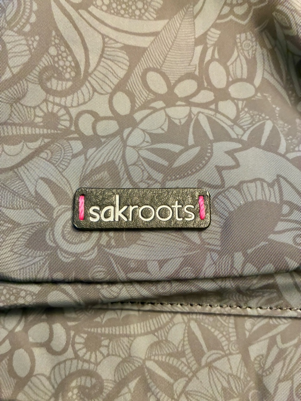 Sakroots Floral Print Gray Backpack - Picture 2 of 8